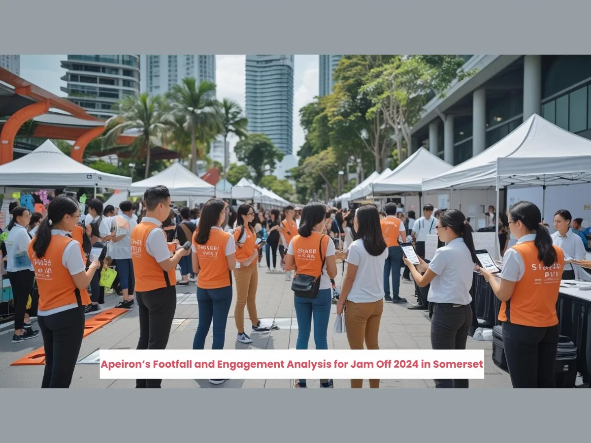 Apeiron’s Footfall and Engagement Analysis for Jam Off 2024 in Somerset