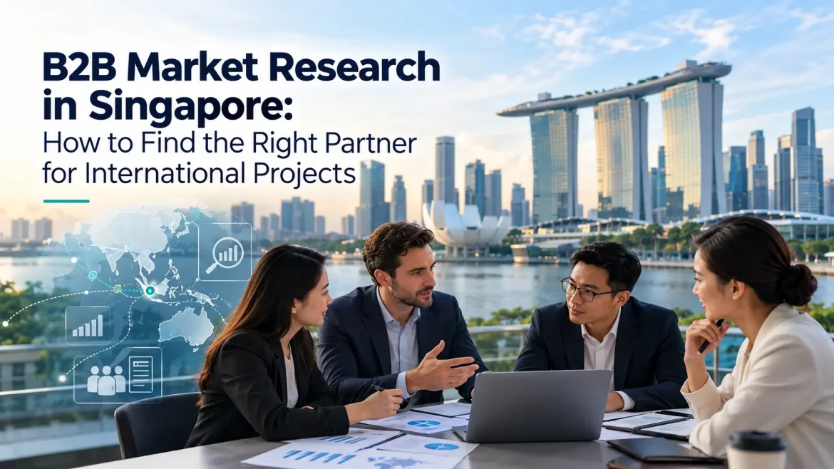 B2B Market Research in Singapore: Choosing the Right Partner
